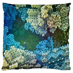 Fractal Formula Abstract Backdrop Large Flano Cushion Case (one Side) by BangZart