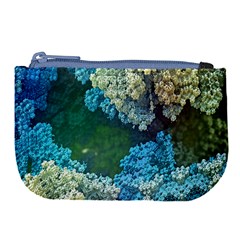 Fractal Formula Abstract Backdrop Large Coin Purse