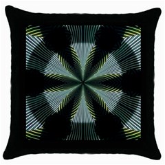 Lines Abstract Background Throw Pillow Case (black) by BangZart