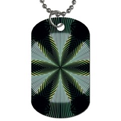 Lines Abstract Background Dog Tag (two Sides) by BangZart