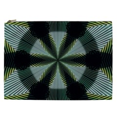 Lines Abstract Background Cosmetic Bag (xxl)  by BangZart