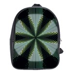 Lines Abstract Background School Bags (XL)  Front