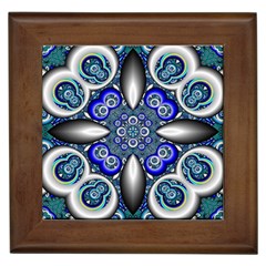 Fractal Cathedral Pattern Mosaic Framed Tiles by BangZart