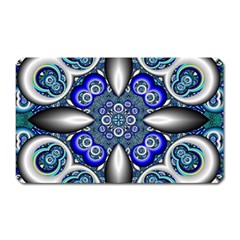 Fractal Cathedral Pattern Mosaic Magnet (rectangular) by BangZart