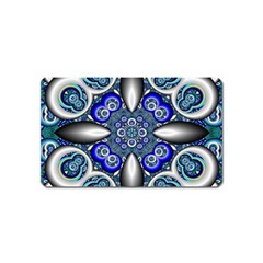 Fractal Cathedral Pattern Mosaic Magnet (name Card) by BangZart