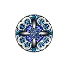 Fractal Cathedral Pattern Mosaic Hat Clip Ball Marker (4 Pack) by BangZart