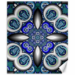 Fractal Cathedral Pattern Mosaic Canvas 8  X 10  by BangZart