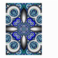 Fractal Cathedral Pattern Mosaic Small Garden Flag (two Sides) by BangZart