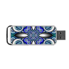 Fractal Cathedral Pattern Mosaic Portable Usb Flash (one Side) by BangZart