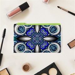 Fractal Cathedral Pattern Mosaic Cosmetic Bag (xs) by BangZart