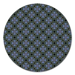 Space Wallpaper Pattern Spaceship Magnet 5  (round) by BangZart