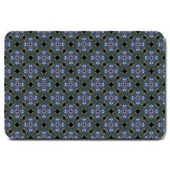 Space Wallpaper Pattern Spaceship Large Doormat  by BangZart