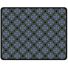 Space Wallpaper Pattern Spaceship Double Sided Fleece Blanket (medium)  by BangZart