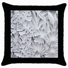 Pattern Motif Decor Throw Pillow Case (black) by BangZart