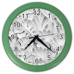 Pattern Motif Decor Color Wall Clocks by BangZart