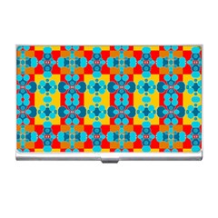 Pop Art Abstract Design Pattern Business Card Holders by BangZart