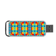 Pop Art Abstract Design Pattern Portable Usb Flash (two Sides) by BangZart