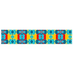 Pop Art Abstract Design Pattern Flano Scarf (small) by BangZart