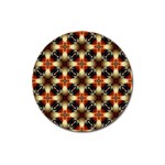 Kaleidoscope Image Background Magnet 3  (Round) Front