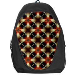 Kaleidoscope Image Background Backpack Bag by BangZart