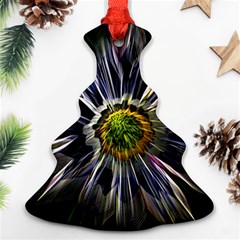 Flower Structure Photo Montage Christmas Tree Ornament (two Sides) by BangZart