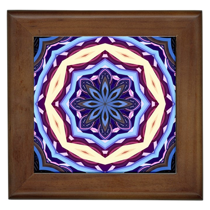 Mandala Art Design Pattern Framed Tiles