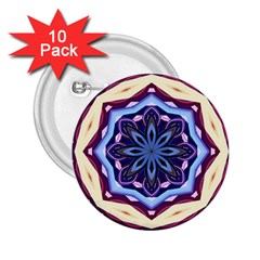 Mandala Art Design Pattern 2 25  Buttons (10 Pack) 