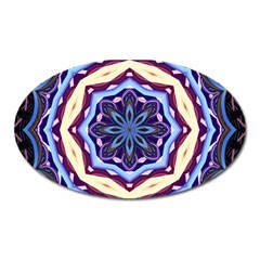 Mandala Art Design Pattern Oval Magnet by BangZart