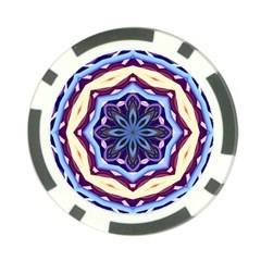 Mandala Art Design Pattern Poker Chip Card Guard (10 Pack) by BangZart