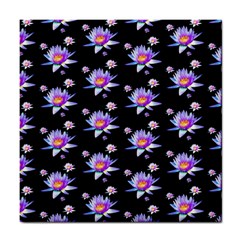 Flowers Pattern Background Lilac Tile Coasters by BangZart