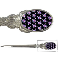 Flowers Pattern Background Lilac Letter Openers by BangZart