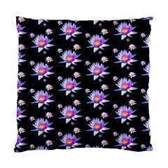 Flowers Pattern Background Lilac Standard Cushion Case (two Sides) by BangZart