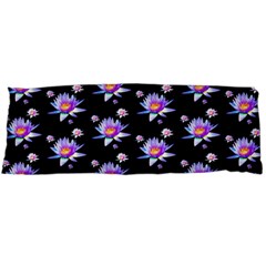 Flowers Pattern Background Lilac Body Pillow Case (dakimakura) by BangZart