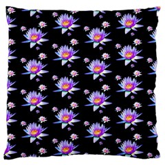 Flowers Pattern Background Lilac Standard Flano Cushion Case (one Side) by BangZart