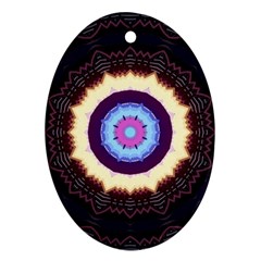 Mandala Art Design Pattern Ornament (oval)