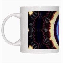 Mandala Art Design Pattern White Mugs by BangZart