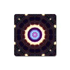 Mandala Art Design Pattern Square Magnet by BangZart