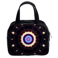 Mandala Art Design Pattern Classic Handbags (2 Sides) by BangZart