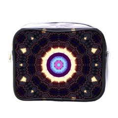 Mandala Art Design Pattern Mini Toiletries Bags by BangZart