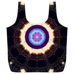 Mandala Art Design Pattern Full Print Recycle Bags (l)  by BangZart