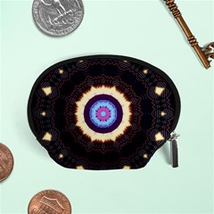 Mandala Art Design Pattern Accessory Pouches (small)  by BangZart