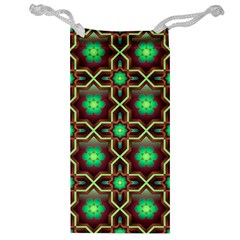 Pattern Background Bright Brown Jewelry Bag by BangZart