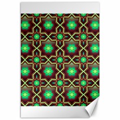 Pattern Background Bright Brown Canvas 12  X 18   by BangZart