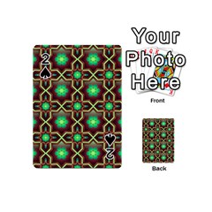 Pattern Background Bright Brown Playing Cards 54 (mini)  by BangZart