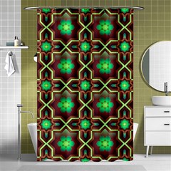 Pattern Background Bright Brown Shower Curtain 48  X 72  (small)  by BangZart