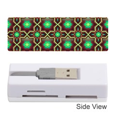 Pattern Background Bright Brown Memory Card Reader (stick)  by BangZart