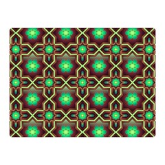 Pattern Background Bright Brown Double Sided Flano Blanket (mini)  by BangZart