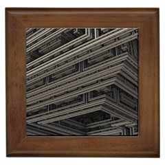 Fractal 3d Construction Industry Framed Tiles by BangZart