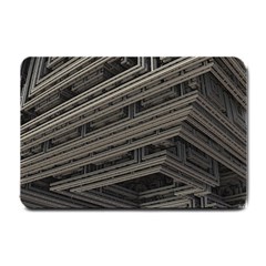 Fractal 3d Construction Industry Small Doormat  by BangZart