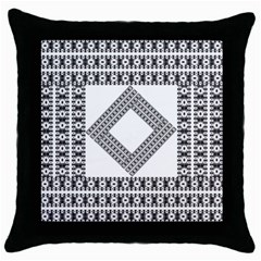 Pattern Background Texture Black Throw Pillow Case (black) by BangZart